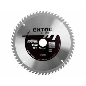 Kotouč pilový Extol Craft 19113 250x1,8x30mm, 60T 

