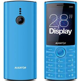 Mobilní telefon Aligator D880 Dual SIM modrý

