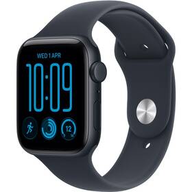 Chytré hodinky Apple GPS + Cellular 40 mm temně inkoustový hliník, námořnicky modrý sportovní řemínek - S/M 

