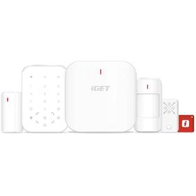 Alarm iGET SECURITY M6-4G Premium - Inteligentní zabezpečovací systém, set bílý

