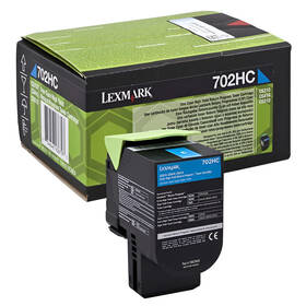 Toner Lexmark 70C2HC0, 3000 stran, pro CS510de, CS410dn, CS310dn, CS310n, CS410n azurový

