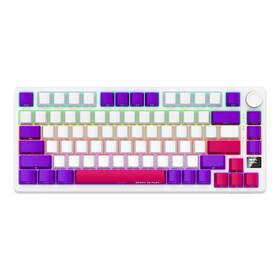 Klávesnice Lorgar KBP7075MW, 75%, CZ bílá barva
