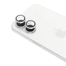 Ochranné sklo čočky fotoaparátu Epico Aluminium Lens Protectors na Apple iPhone 17 stříbrné

