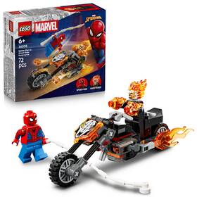 Stavebnice LEGO® Marvel 76335 Spider-Man vs. Ghost Rider na motorce 

