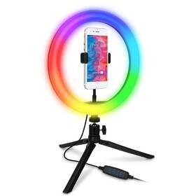 Světlo Connect IT Selfie10RGB kruhové 10" RGB LED 

