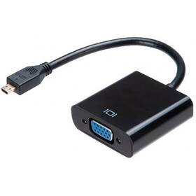 Redukce WG Micro HDMI/VGA černá

