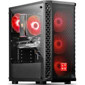 Herní počítač Lynx Challenger + Norton 360 STANDARD 10 GB + VPN 1 uživatel/1 zařízení na 1 rok černý

