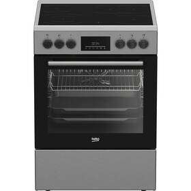 Sklokeramický sporák Beko FBM67320XS nerez

