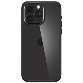 Kryt na mobil Spigen Crystal Hybrid na Apple iPhone 15 Pro Max černá barva
