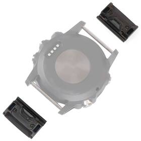 Redukce RhinoTech QuickFit 22mm na Quick Release - 20mm řemínek (2ks) černé

