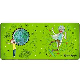 Podložka pod klávesnici a myš FSH Rick and Morty: Dimension C-137, XL zelená

