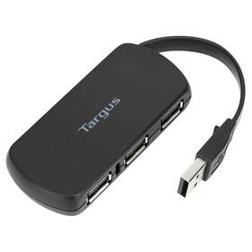 USB Hub Targus USB-A na 4 porty USB-A 2.0 černý

