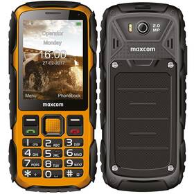 Mobilní telefon MaxCom Strong MM920 L žlutá barva
