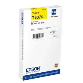 Inkoustová náplň Epson T9074 XXL, 7000 stran žlutá


