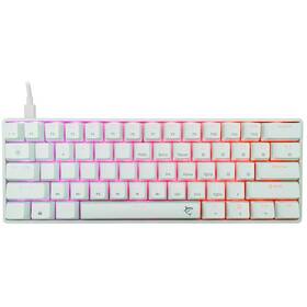Klávesnice White Shark SHINOBI 2, US layout, Red Switch bílá


