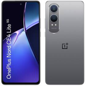 Mobilní telefon OnePlus Nord CE 4 Lite 5G 8 GB / 256 GB stříbrná barva
