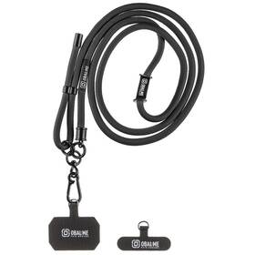 Popruh na krk Obal:Me NeckTag černý


