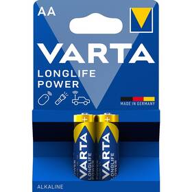 Baterie alkalická Varta AA, LR06, blistr 2ks 

