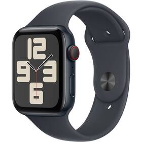 Chytré hodinky Apple GPS + Cellular 40mm pouzdro z temně inkoustového hliníku - temně inkoustový sportovní řemínek - S/M 

