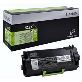 Toner Lexmark 52D2X00, 45000 stran, 522X, pro MS811, 812 černý


