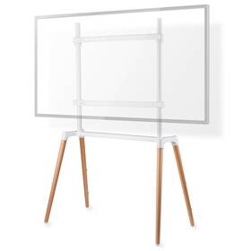 Stojan pro TV Nedis pro úhlopříčku 60"-75'', nosnost 40kg bílý

