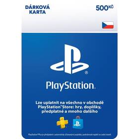 Sony PlayStation Store CZ - elektronická peněženka 500 Kč 

