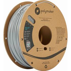 Filament Polymaker PolyLite PLA, 1,75 mm, 1 kg šedý

