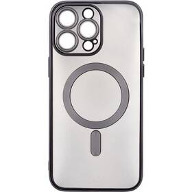 Kryt na mobil WG Magic Eye Magnet na Apple iPhone 15 černý/průhledný

