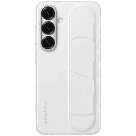 Kryt na mobil Samsung Standing Grip s poutkem na Galaxy S25 bílý

