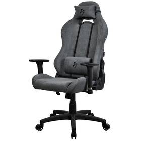 Herní židle Arozzi TORRETTA Soft Fabric v2 - světle šedá 


