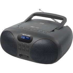 Radiopřijímač DAB+/CD MUSE M-208DB černý

