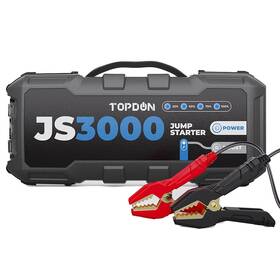 Startovací box Topdon Car Jump Starter JumpSurge 3000, 24000 mAh černé

