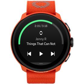 Chytré hodinky Suunto Run s textilním páskem oranžové

