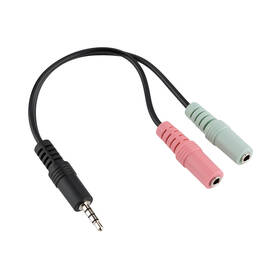 Redukce GoGEN 2x Jack 3,5mm / Jack 3,5mm černá

