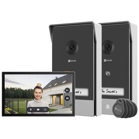 Dveřní videotelefon EZVIZ HP7 2-Entry Kit černý

