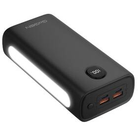 Powerbanka GoGEN 30000mAh, PB300003B, PD20W černá barva
