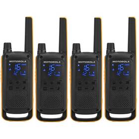 Vysílačky Motorola TLKR T82 Extreme Quad Pack černé/žluté

