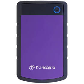 Externí pevný disk 2,5" Transcend 25H3P 2TB, USB 3.0 (3.1 Gen 1) černý/fialový

