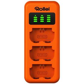 Nabíječka Rollei Dual Charger NP-W235 (Fuji) oranžová

