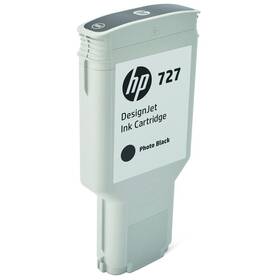 Inkoustová náplň HP 727, 300 ml - foto černá 

