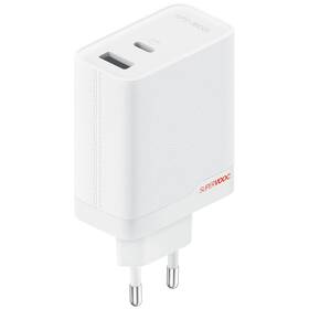 Nabíječka do sítě OnePlus SUPERVOOC 1xUSB-A, 1x USB-C, GaN, 120W bílá

