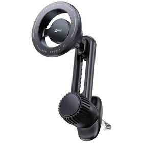 Držák na mobil ERPOWER Magnetic Vent s ramenem černý

