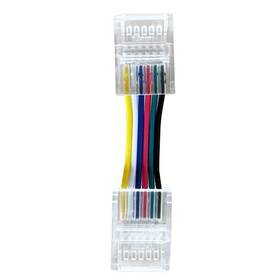 Konektor IMMAX CLICK 12mm s kabelem 2,5cm, RGB+CCT, 6pin 

