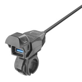 Nabíječka Interphone USB, na řídítka motocyklu černá

