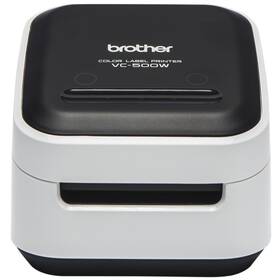 Tiskárna štítků Brother VC-500W černá/bílá

