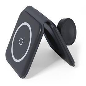 Bezdrátová nabíječka Spello by Epico 2v1 Portable Wireless, skládací černá

