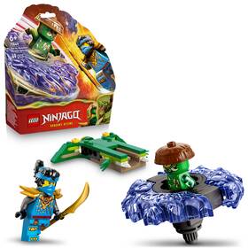 Stavebnice LEGO® NINJAGO® 71849 Nya vs. spinner zmutované příšery 

