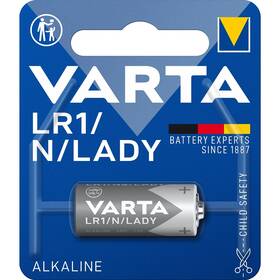 Baterie alkalická Varta LR1, blistr 1ks 

