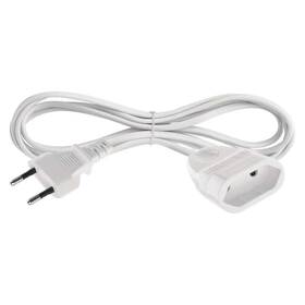 Kabel prodlužovací EMOS 1x zásuvka, 5m bílý

