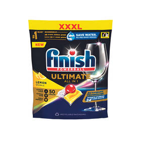 Kapsle do myčky Finish Ultimate All in1 Lemon Sparkle (50 ks) 

